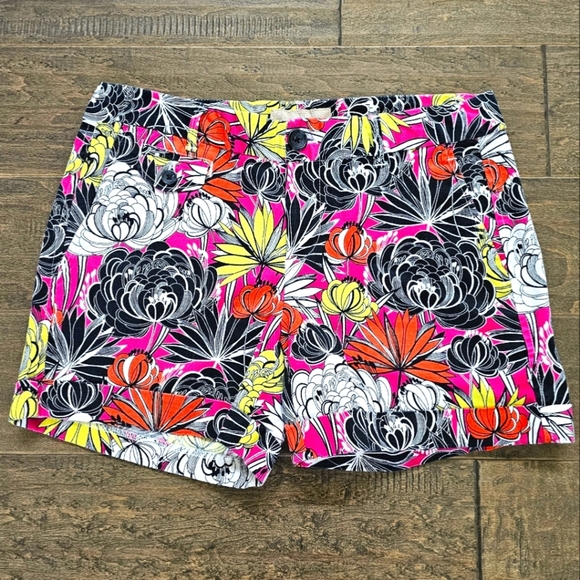 Banana Republic Women's Flowered Shorts sz 2 - Picture 1 of 5
